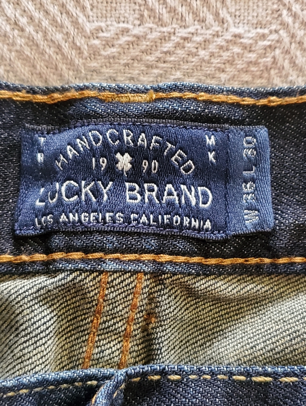 Lucky Brand 221 Original Straight Jeans Vintage 36/30 Dark Wash Men's - Picture 2 of 11